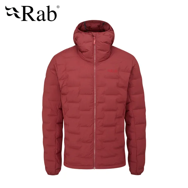 【RAB】Cubit Stretch Down Hoody 保暖羽絨連帽外套 男款 腥紅 #QDB30