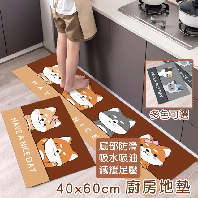 凡尼塔 扎實絨毛防滑吸水地墊(40*60cm 可愛造型 童趣