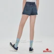 【BRAPPERS】女款 Boy Friend系列-高腰全棉短褲(深藍)