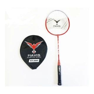 【HAVIS】HA-280單支羽毛球拍-附拍套(鐵拍 羽毛球 超輕量羽拍 羽拍 台灣製造)