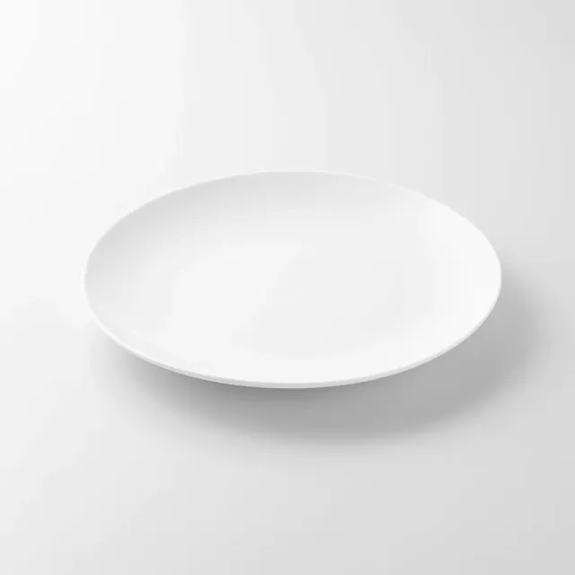 NITORI 宜得利家居】白色瓷器圓盤23cm A0018 白色系餐具(圓盤) - momo