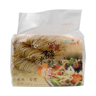 【富里農會】富麗糙米麩麵-800g-包(4包一組)