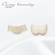 【Swear 思薇爾】Cozy beauty系列M-XL蕾絲中低腰平口女內褲(羽紗黃)