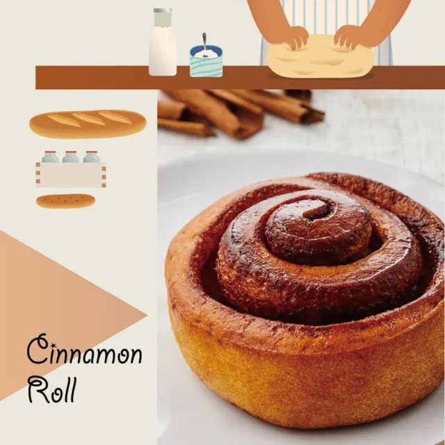 【大成】岩島成︱肉桂捲︱Cinnamon bun（100g／個）*24入