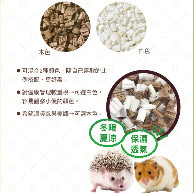 【Clean one】小動物專用紙床/墊材500g(小動物墊料/刺蝟/倉鼠/日本製)