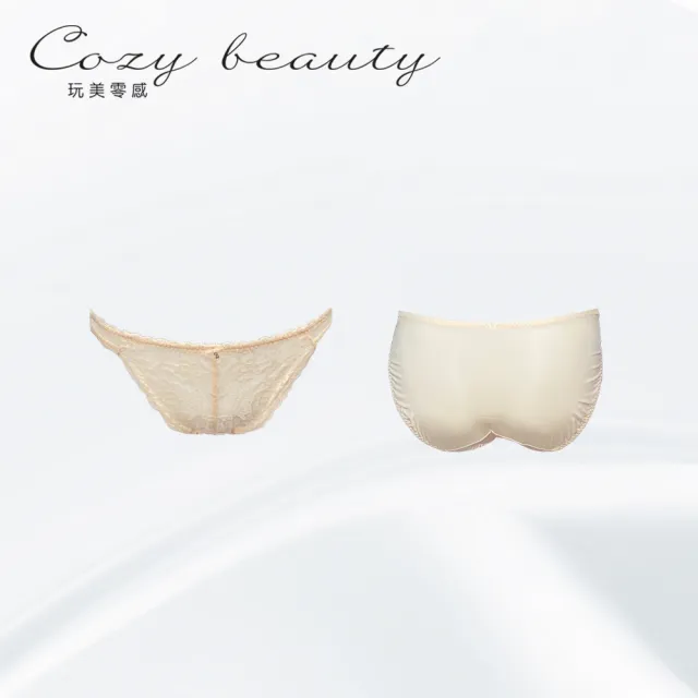 【Swear 思薇爾】Cozy beauty系列M-XL蕾絲低腰三角女內褲(羽紗黃)