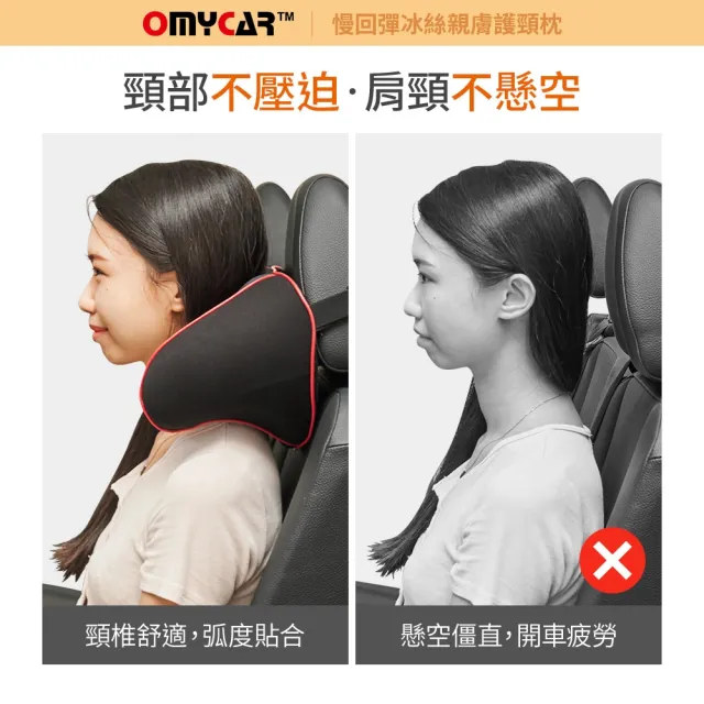 【OMyCar】OMyCar 休息專用 睡眠專用防晃護頸枕(車用頭枕 車用靠枕 車用頸枕 汽車頸枕)