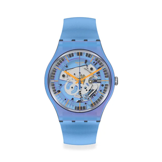 【SWATCH】New Gent 原創系列手錶SHIMMER BLUE 瑞士錶 錶(41mm)