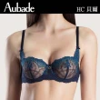 【Aubade】貝爾蕾絲無襯內衣-HC(藍)