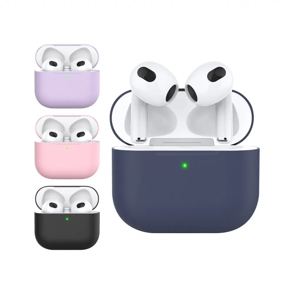 【AHAStyle】AirPods 3 分離式設計矽膠保護套 經典款