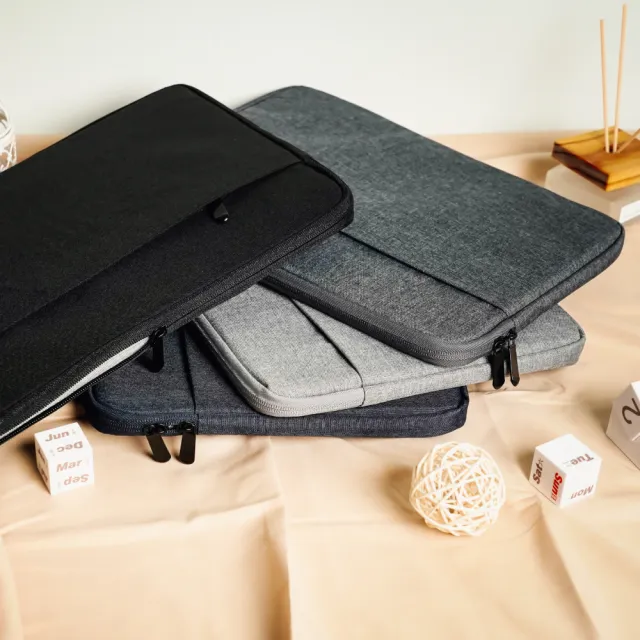 【BOJI 波吉】Macbook 可隱藏手提設計內裏絨毛材質 筆電保護包