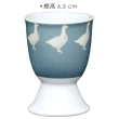 【KitchenCraft】瓷製蛋杯 藍天鵝(雞蛋杯 蛋托 早午餐 餐具)