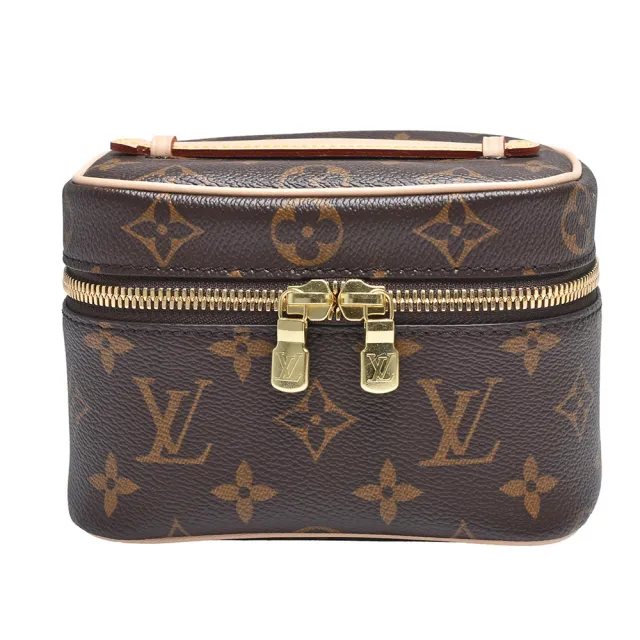 Louis Vuitton 路易威登】M44936 NICE NANO經典Monogram帆布拉鍊化妝箱