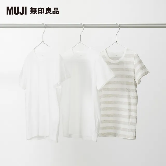 【MUJI 無印良品】鋁製洗滌用衣架/3支組/約寬33cm