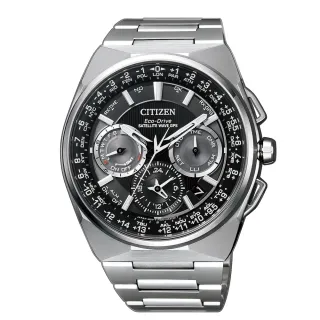 【CITIZEN 星辰】GPS衛星對時光動能鋼帶腕錶45.4mm(CC9009-81E)