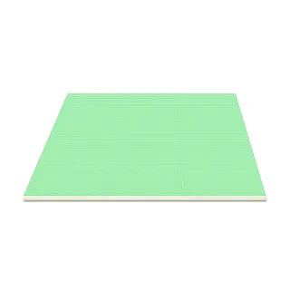 【LOG 樂格】XPE拼接遊戲地墊-柔和綠6片組 含邊條10(56X56cmX6片組/拼接墊/爬行墊)