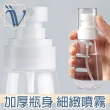 【Viita】防疫清潔戶外隨身消毒液/保濕水分裝噴霧胖瓶(透明60ml/2入)