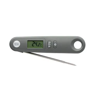 【TaylorsEye】折疊電子探針溫度計 灰(食物測溫 烹飪料理 電子測溫溫度計)
