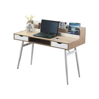 【柏蒂家居】邦尼4尺簡約書架型書桌/工作桌