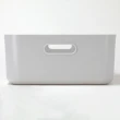 【NITORI 宜得利家居】收納盒 橫式半格型 寬低型 SOFT N INBOX LGY 收納籃 收納盒 整理盒