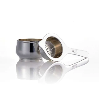 【TWG Tea】午茶濾茶器 High Tea Strainer with Drip Bowl(圓弧)