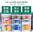 【ROYAL LIFE】可疊加透明食物收納保鮮盒(三層款)