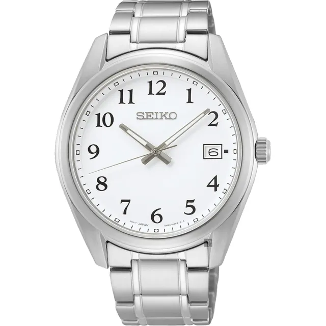 【SEIKO 精工】CS 城市簡約手錶 送行動電源 開學(SUR459P1/6N52-00F0S)