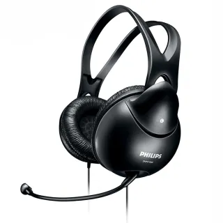 【Philips 飛利浦】SHM1900 頭戴式電腦耳機麥克風2入(柔軟覆耳式/手機/平版/電腦)