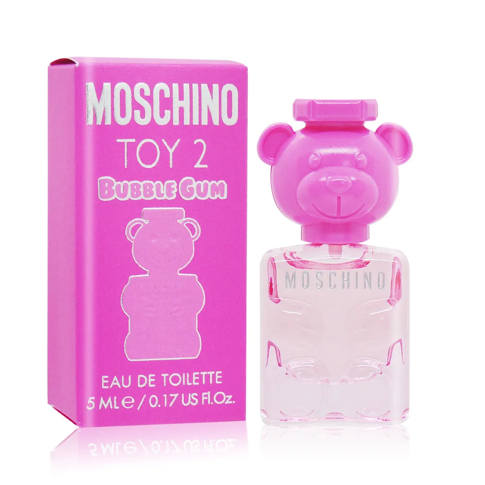 【MOSCHINO】莫斯奇諾 泡泡熊女性淡香水 Bubble Gum(5ml EDT-專櫃公司貨)