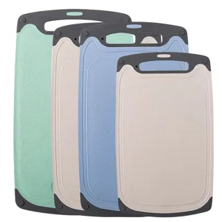 【莫菲思】環保小麥水果切菜砧板-大款(三色可選)