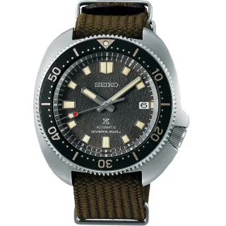 【SEIKO 精工】Prospex DIVER SCUBA 1970現代版 200米潛水機械錶 套錶(SPB237J1/6R35-00T0N)