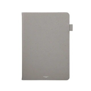 【Gramas】iPad Pro2/Air3 10.5吋 職匠工藝 掀蓋式皮套- EURO(灰)