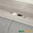 【綠活居】約哈爾   現代5尺雙人貓抓皮革床頭箱(不含床底＋不含床墊)