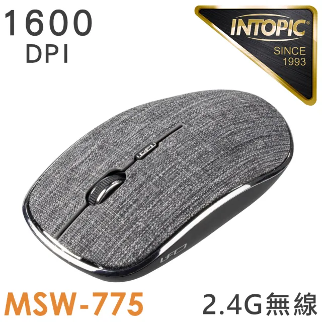 【INTOPIC】MSW-775 飛碟 無線滑鼠(2.4GHz)