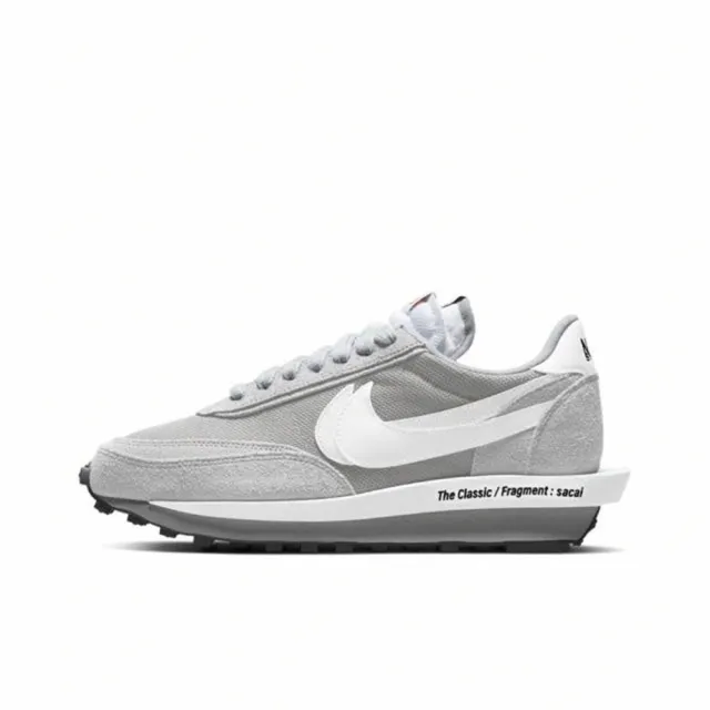 【NIKE 耐吉】Sacai x Nike Ldv Waffle x Fragment 藤原浩 閃電 灰白 男女款 DH2684-001