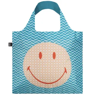 【murmur】笑臉Smiley幾何-無扣帶、無暗袋(購物袋.環保袋.收納.春捲包)
