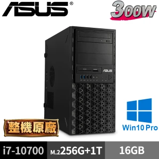 【ASUS 華碩】繪圖先鋒(i7-10700/16G/M.2-256GB+1TB/W10P)