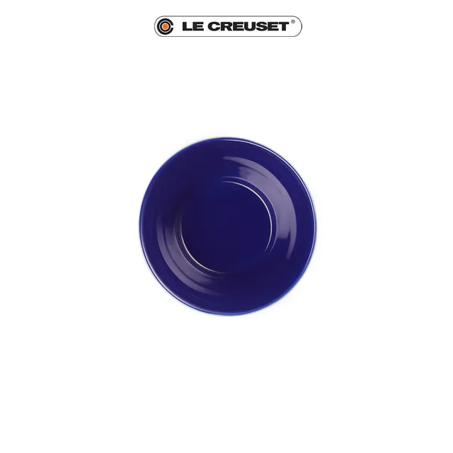 【Le Creuset】瓷器新采和風日式圖騰味增湯碗300ml(靛青藍)