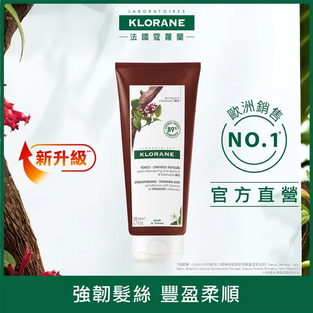 【KLORANE 蔻蘿蘭官方直營】植萃暢銷洗護組(洗髮精+護髮素)