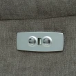 【NITORI 宜得利家居】◎布質1人用電動可躺式沙發 N-BEAZEL DBR(獨立筒彈簧 布質 沙發 電動沙發)