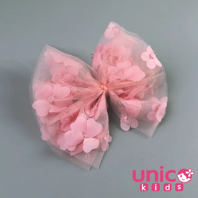 【UNICO】兒童 冰雪奇緣ELSA風粉色甜美公主系列髮夾/髮飾(髮飾/配件/聖誕)