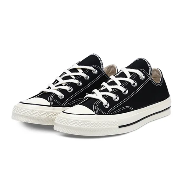 【CONVERSE】休閒鞋 男鞋 女鞋 帆布鞋 運動 低筒 CHUCK 70 OX BLACK/BLACK/EGRET 黑 162058C