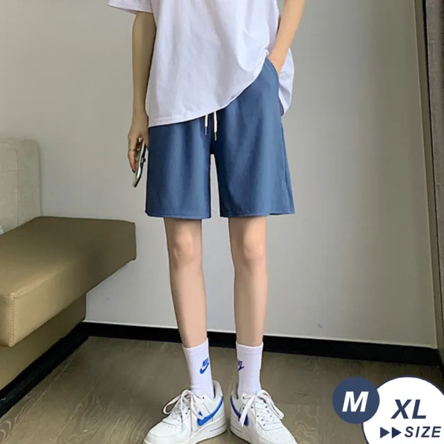 【LANNI 藍尼】★居家涼感休閒五分褲(五分褲/短褲/居家/休閒/涼感)