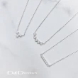 【D&D JEWELRY】TRUE LOVE 天然鑽石項鍊(14K)