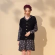 【MASTINA】鏤空開襟-女短袖針織衫 素色 黑 杏 深紫(三色/魅力商品/版型適中)