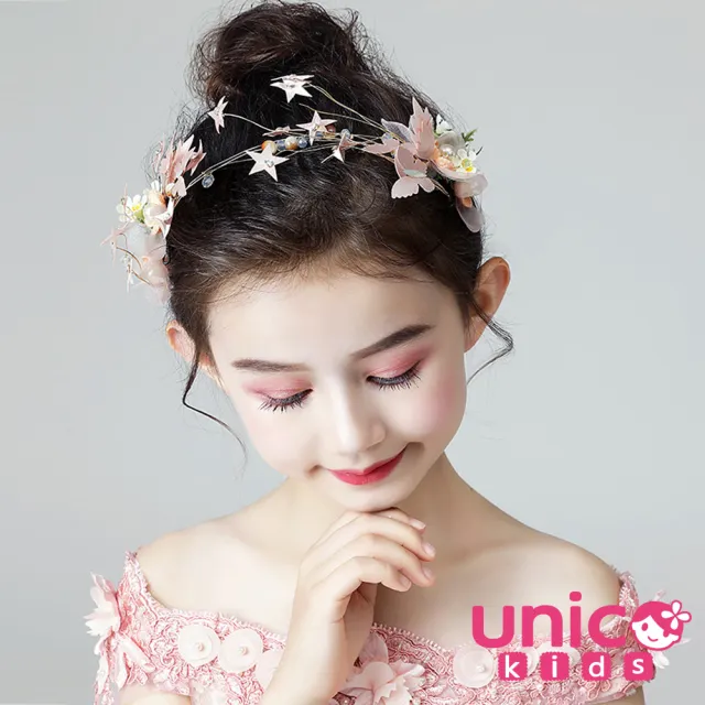 【UNICO】兒童 韓系唯美風表演花童花環/髮飾(髮飾/配件/聖誕)