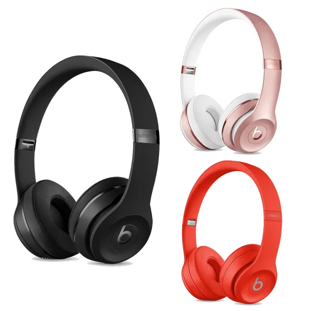 Beats】Solo3 Wireless 頭戴式耳機(三色) - momo購物網- 好評推薦-2023