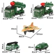 【TDL】迴力車玩具消防車建築工程車軍事車玩具組小汽車模型玩具13件組 240189