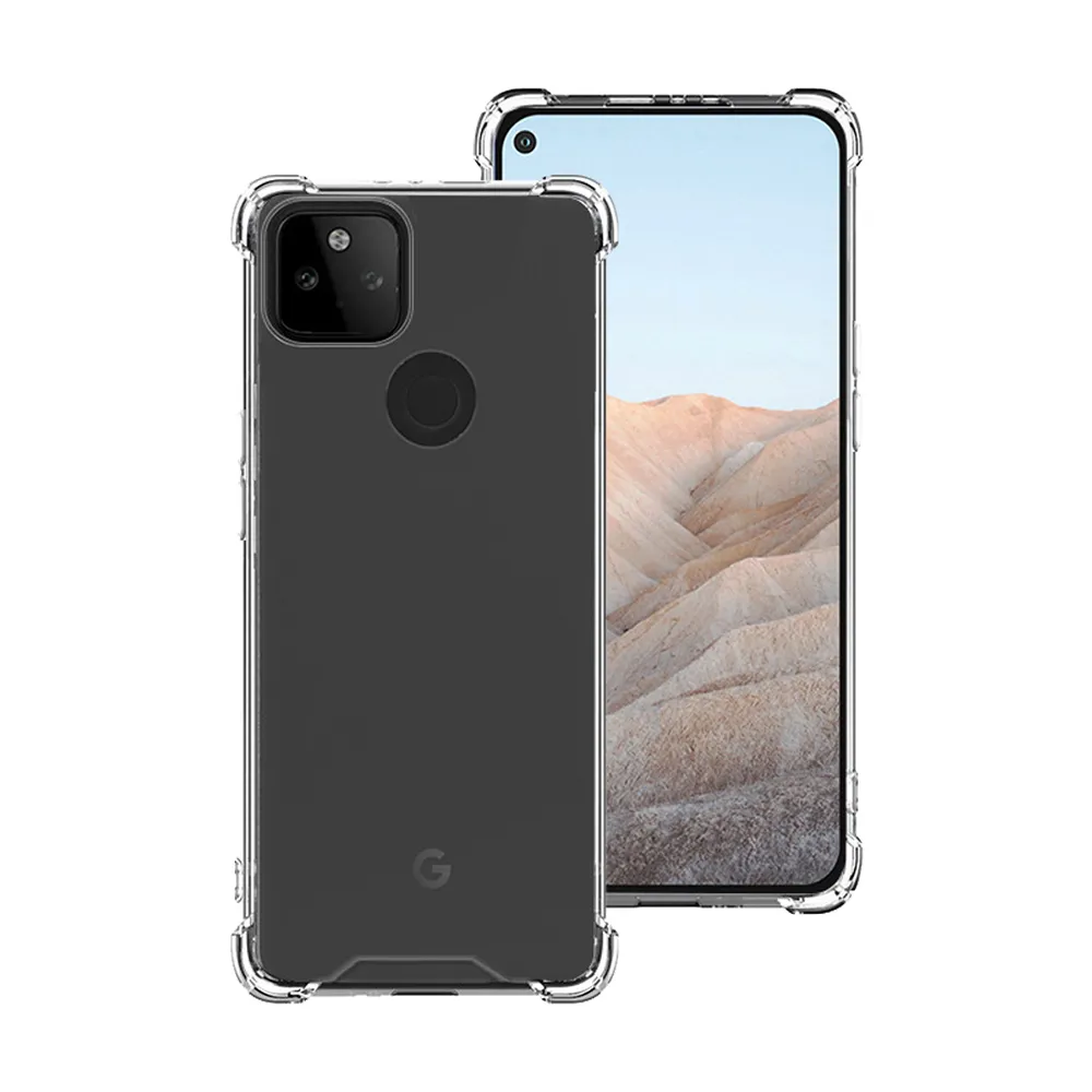 Google Pixel5 透明四角防摔手機空壓殼(Pixel 5手機殼 Pixel5保護殼)