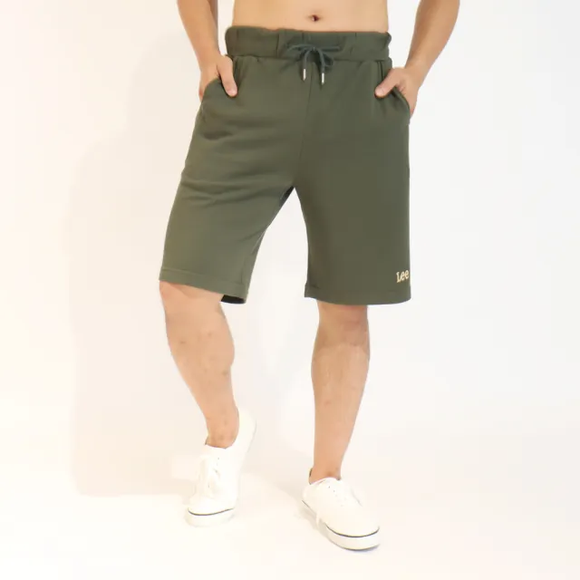 【Lee 官方旗艦】男裝 休閒短褲 / 薄款舒適 橄欖綠(LL210192047)